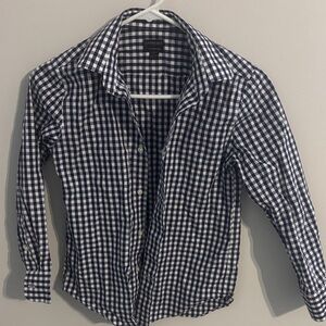 Crewcuts (by JCrew) Boy’s Navy and White Checkered Shirt